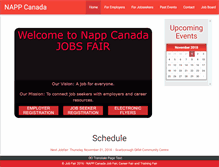 Tablet Screenshot of nappcanada.com